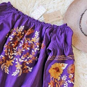 Free People Fleur Du Jour Embroidered Dress